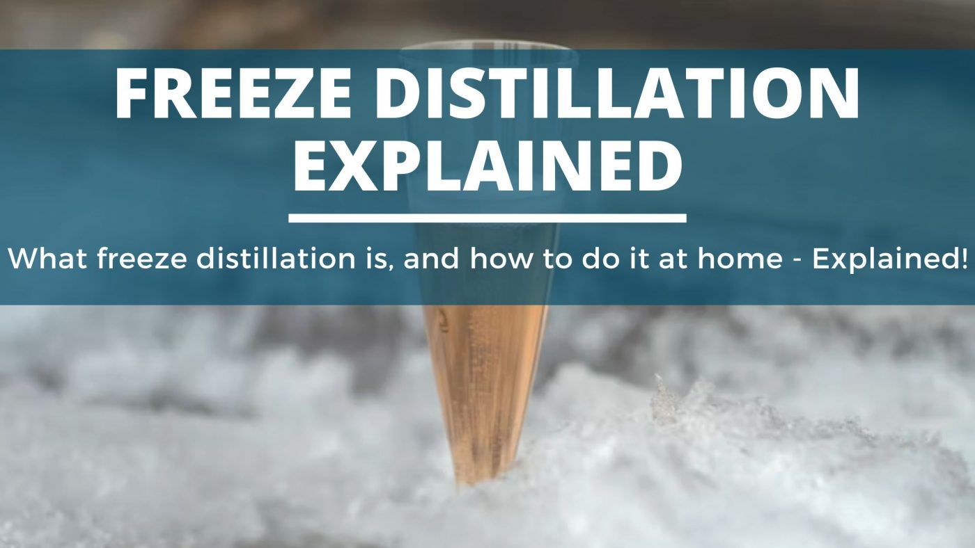Image of diy distilling how to freeze distill alcohol