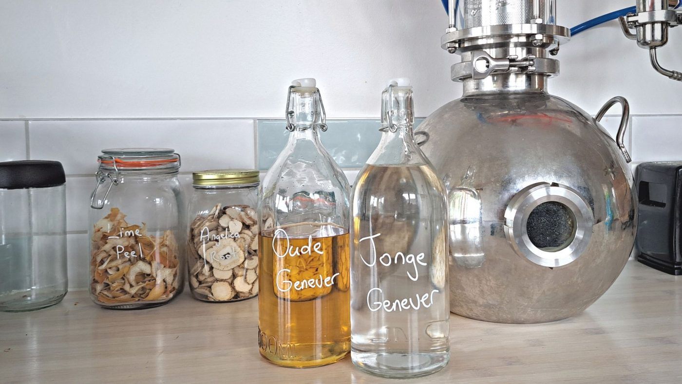 Image of diy distilling homemade young and old genever
