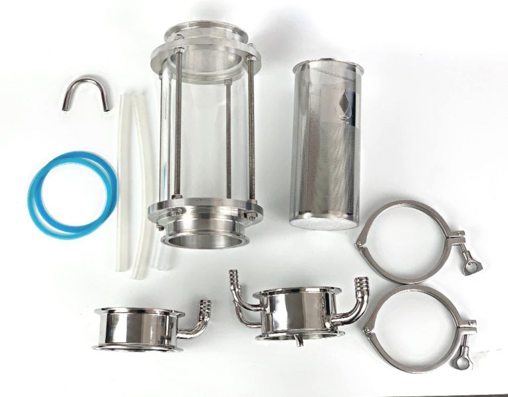 Image of diy distilling exploded view of soxhlet extractor