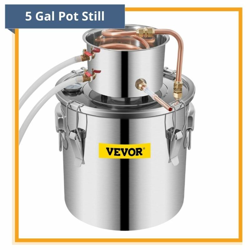 Image of diy distilling recommends vevor 5 gal pot still